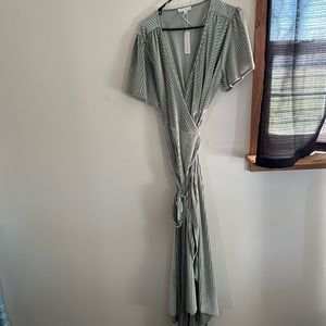Baltic Born Sage Wrap Dress